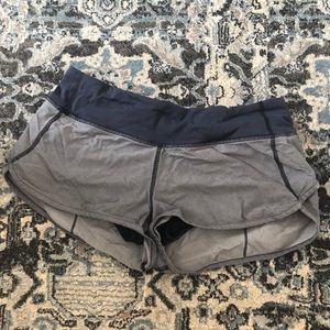 Women’s Lululemon speed up short- size 6